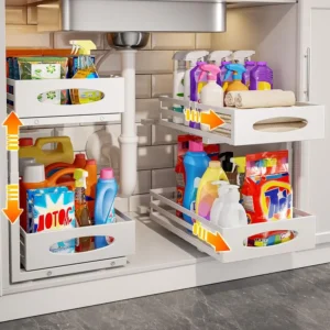 2 Tier Under Sink Organizers and Storage
